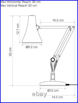 Desk Lamp Blue Dimmable Compact Anglepoise 90 Mini Mini RRP- £115