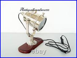 Desktop Vintage Marine Table Lamp Spotlight Search Light Lamp Collectibles Decor