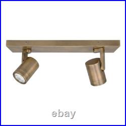 Double Surface Mounted Ceiling Bar LED Spotlight (GU10 6W 3K Bulbs Included)
