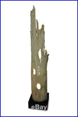 Driftwood Lamp 127cm Floor Lamp Wood LED Light Treibholzlampe Driftwood New