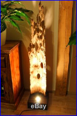 Driftwood Lamp 127cm Floor Lamp Wood LED Light Treibholzlampe Driftwood New