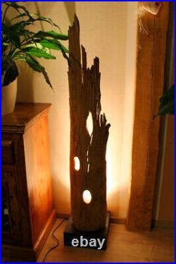 Driftwood Lamp Floor Lamp Wood LED Light Driftwood Lamp Antique Wood