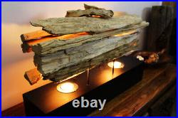 Driftwood Lamp Schwemmholz Table Lamp Wood Driftwood Lamp LED Light Altholz