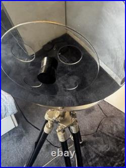 Dwell Tripod Spotlight Giant Floor Lamp Industrial Studio Chrome Working Dwell Tripod Spotlight Giant Floor Lamp Industrial Studio Chrome Working