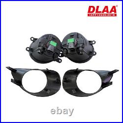 E4 Fog Lamp Spot Light For TOYOTA Yaris XP90 MK2 05-08 Hatchback Black Cover