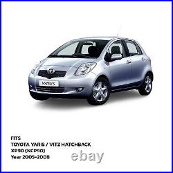 E4 Fog Lamp Spot Light For TOYOTA Yaris XP90 MK2 05-08 Hatchback Black Cover