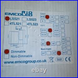 EMCO Rio 240V LED Circuit Ceiling Mounted Tracklight Lamp Spot Light 3000K