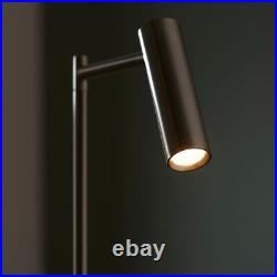 Endon 98116 Dedicated Reader LED Floor Spot Light, satin nickel
