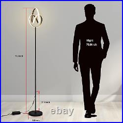 Enwinup Dimmable LED Floor Lamp, 70.9in 30W Standing Tall Lamp with Remote and 3