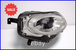 Fiat 500 Headlight Spot Light High Beam Right LED DRL 15- Daytime Running Lamp