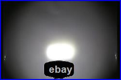 Fit Scania Volvo DAF MAN Truck 10'' 63W Jumbo Oval Led Neon Spot Fog Light Lamp