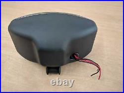 Fit Scania Volvo DAF MAN Truck 24v 9.5'' Jumbo Oval Black ABS Spot Lamp + LED