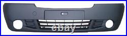 Fits Renault Trafic 2006-Front Bumper With Spot Light Lamp Holes