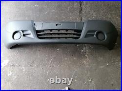 Fits Vauxhall Vivaro Front Bumper With Spot Light Lamp Holes 2006-2012