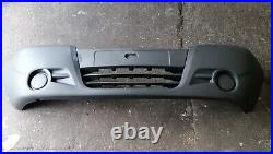 Fits Vauxhall Vivaro Front Bumper With Spot Light Lamp Holes 2006-2012