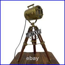 Floor/Desk Lamp Tripod Christmas Spotlight Studio Modern Wooden Light Night