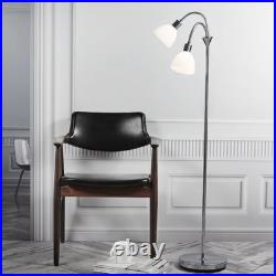 Floor Light Silver Ray Double Lamp Adjustable Spot Heads Chrome Glass Nordlux Floor Light Silver Ray Double Lamp Adjustable Spot Heads Chrome Glass Nordlux