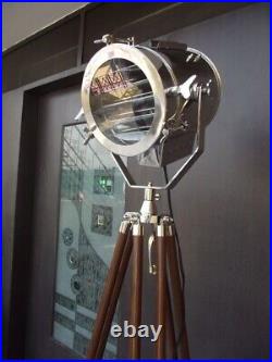 Floor Studio Lamp Spot Light Photography With Wooden Tripod Stand Lamp light