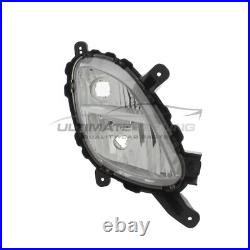 Fog Light Fits Kia Picanto TA 2011-2015 Front Spot Lamp Chrome Drivers Right