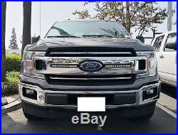 Front Grille LED Light Bar with Front Grill Mount, Wire For 18-up Ford F150 XL XLT