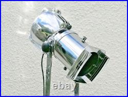 Fully Restored Vintage Strand 823 Theatre Fresnel Spot Light Lamp +steel Tripod