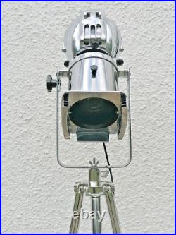 Fully Restored Vintage Strand 823 Theatre Fresnel Spot Light Lamp +steel Tripod
