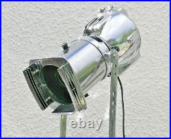 Fully Restored Vintage Strand 823 Theatre Fresnel Spot Light Lamp +steel Tripod