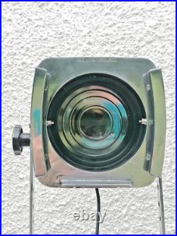 Fully Restored Vintage Strand 823 Theatre Fresnel Spot Light Lamp +steel Tripod