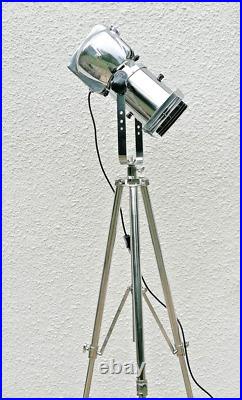 Fully Restored Vintage Strand 823 Theatre Fresnel Spot Light Lamp +steel Tripod