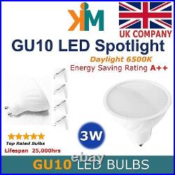 GU10 LED Bulbs LED Light Downlights Spot Light Lamps 6500K Energy Saving LED 3W