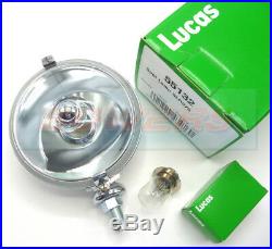 Genuine Lucas Slr 576 Complete Front Chrome Spot Light Spot Lamp Mg Mini Morris