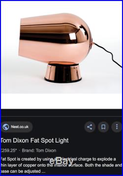 Genuine PAIR of Tom Dixon Fat Copper Spot FLOOR LAMP
