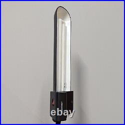 Gold Double Spotlight Floor Lamp Danish 1970s Restored