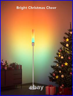 Govee RGBIC Cylinder Floor Lamp, LED Corner Floor Lamp with Wi-Fi App Control