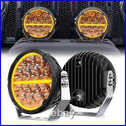 HELLA 7/9 CLEAR LENS DRIVING LIGHTS SPOT LIGHTS SPOT LAMPS White & Amber DRL