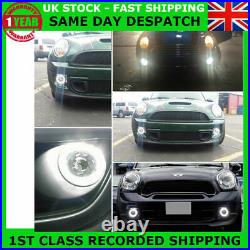 Halo Angel Eyes Style Led Drl Daytime Running Lights Fit Lamps For Mini Cooper