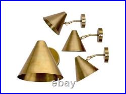 Handmade Brass Ceiling Spot Light Lamp Flush Mount Light Low Ceiling Lamp Hall