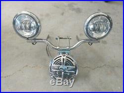 Harley Springer Passing Lamp Light Bar Fxsts Used Oem Genuine Spotlight Softail