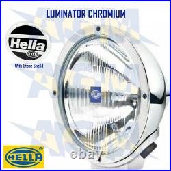 Hella Chrome Luminator Halogen Driving / Spot Lamp with Side Light 1F8007560-051