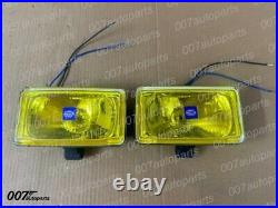 Hella Comet 450 Yellow 12v H3 Driving Spotlight Fog Lamp Set of 2 Universal