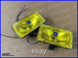 Hella Comet 450 Yellow 12v H3 Driving Spotlight Fog Lamp Set of 2 Universal