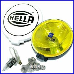 Hella Comet 500 Driving Lamp Yellow Spot Light With Cover Universal Fit @Vi