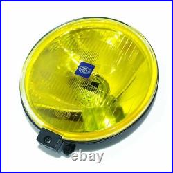 Hella Comet 500 Driving Lamp Yellow Spot Light With Cover Universal Fit @Vi