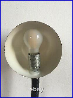 Hillebrand Chromkugel Tisch Lampe Spot Schwanenhals Leuchte 70er Jahre Vintage