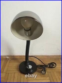 Hillebrand Chromkugel Tisch Lampe Spot Schwanenhals Leuchte 70er Jahre Vintage
