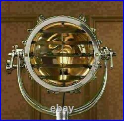 Hollywood Floor Lamp Tripod Light Spotlight Vintage Nautical Studio Searchlight