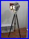 Hollywood Searchlight Floor Lamp Theater Spot Light & Wooden Tripod home Decor