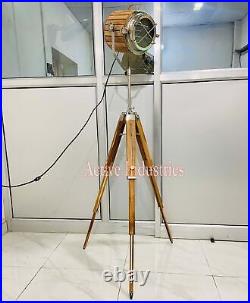 Hollywood Studio Designer Floor lamp Marine Spot Light Searchlight Rustic Décor