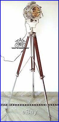 Hollywood style spot light search light floor lamp withtripod decor christmas gift