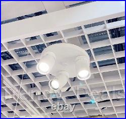 Ikea NYMÅNE NYMANE Ceiling Spotlight with 3 Lights, White NEW